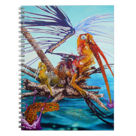 Espiral Hora de voar o óleo ausente no caderno da pintura