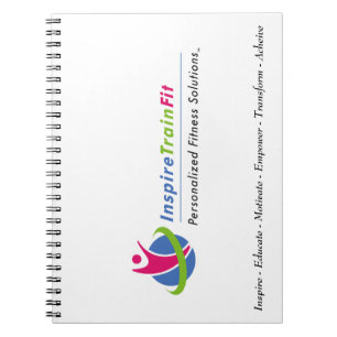 Espiral Inspire o caderno apto do trem