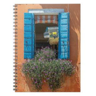 Espiral Janela e caderno do birdcage