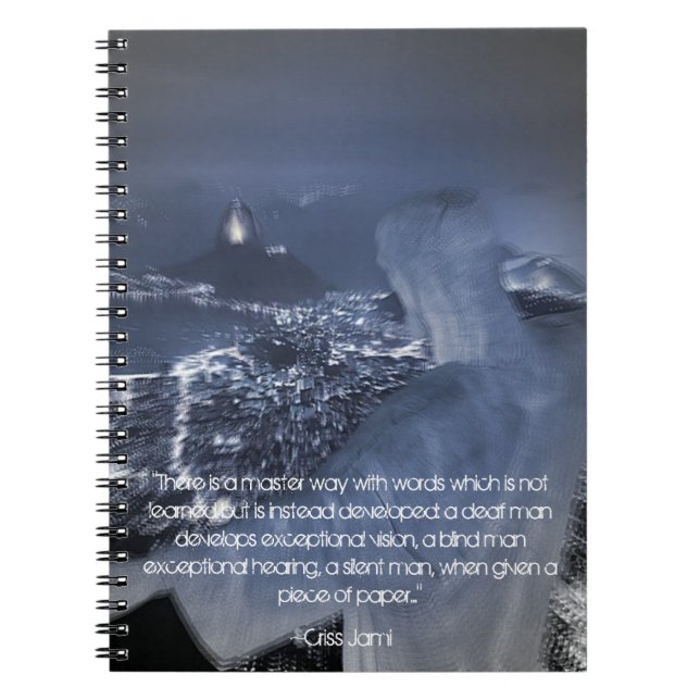 Espiral "Maneira mestra com o caderno das palavras" (Frente)