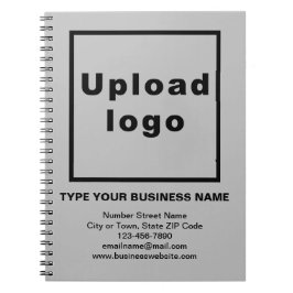 Espiral Marca Comercial no Caderno Cinza