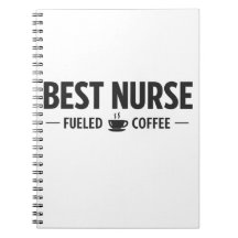 Melhor Caderno de Enfermeira Energizada por Café