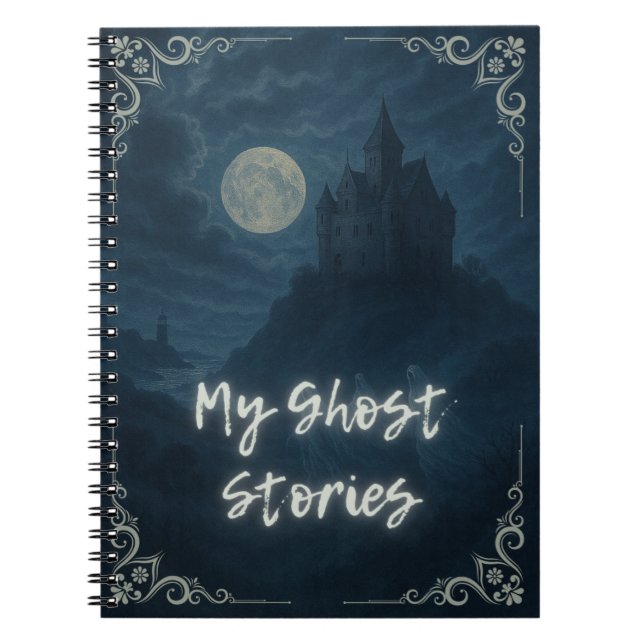 Espiral Meu Caderno de Histórias de Fantasmas (Frente)