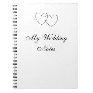 Espiral "Meu casamento nota" o caderno