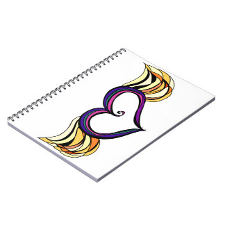Espiral Meu coração tem o caderno das asas