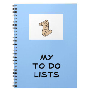 Espiral Meu para fazer o caderno da lista