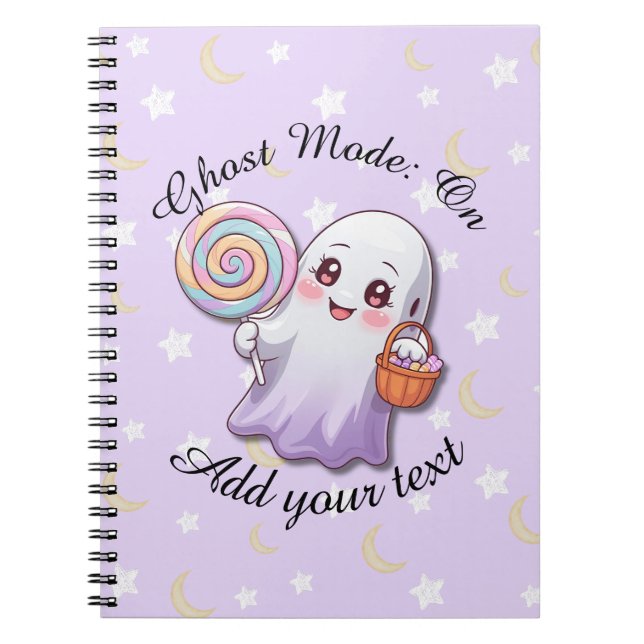Espiral Modo Fantasma: Ativado – Caderno de Fantasmas de H (Frente)