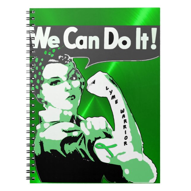 Espiral Nós Podemos Fazer Isso, Caderno da Doença de Lyme  (Frente)