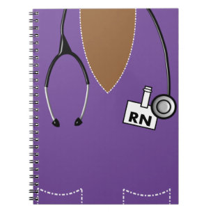 Espiral O caderno da enfermeira esfrega o design superior