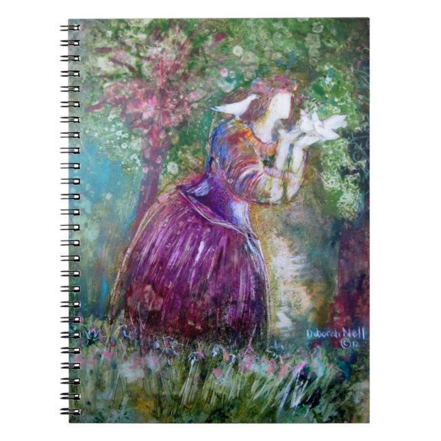 Espiral "O caderno da princesa e dos pássaros" (Frente)