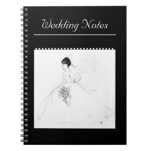 Espiral O "casamento nota" o caderno