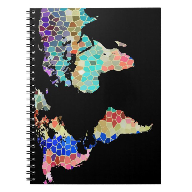 Espiral O mundo no caderno preto (Frente)