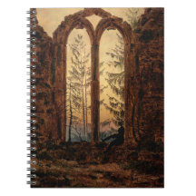 O Sonhador (por Caspar David Friedrich) Caderno