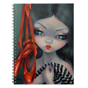 Espiral "O vermelho calça" o caderno