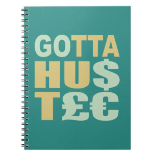 Espiral OBTEVE o caderno do costume APRESSAR/HU$T£€