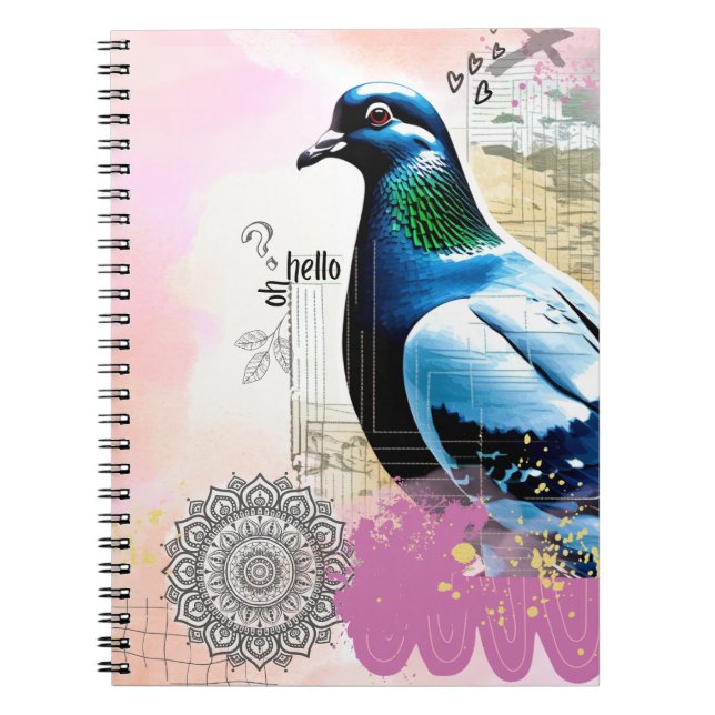 Espiral Oh Hello Bird | Caderno de Notas (Frente)