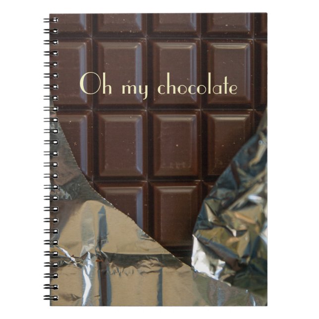 Espiral oh meu caderno de chocolate (Frente)