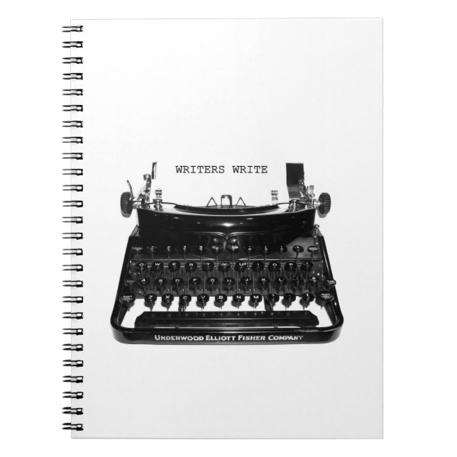 Espiral Os escritores escrevem o caderno do escritor do (Frente)