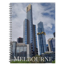 Panorama da Skyline de Melbourne — Caderno de Foto