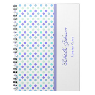 Espiral Personalizado: Caderno das bolinhas