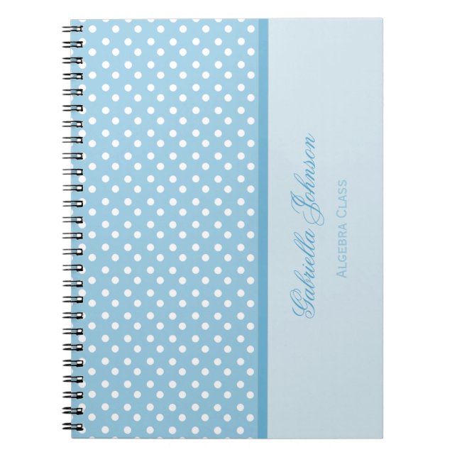 Espiral Personalizado: Caderno das bolinhas (Frente)