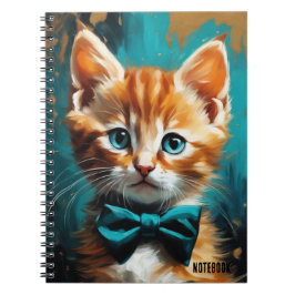 Espiral PERSONALIZAR: Gatinho com Arco | Caderno