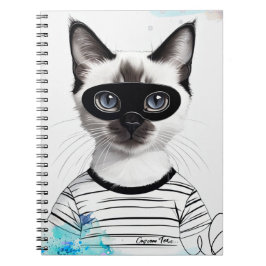 Espiral PERSONALIZAR: Gato Burglar | Caderno