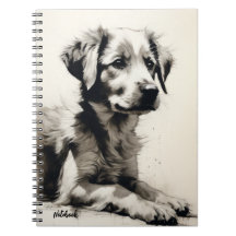 PERSONALIZE Caderno Diário de Cachorrinho Fofo