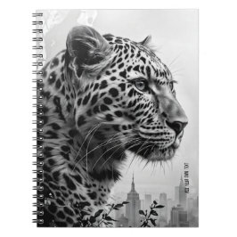 Espiral PERSONALIZE Caderno Leopardo na Cidade