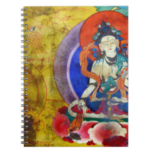 Espiral Pintura com caderno de Buddha