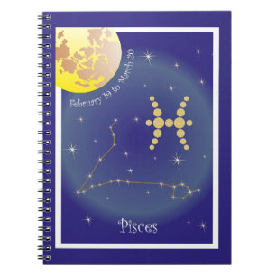 Espiral Pisces February 19 to March 20 caderno