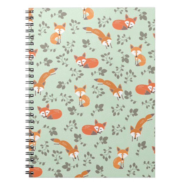 Espiral Pouco caderno do Fox (Frente)