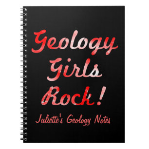 Espiral Rocha das meninas da geologia! Caderno