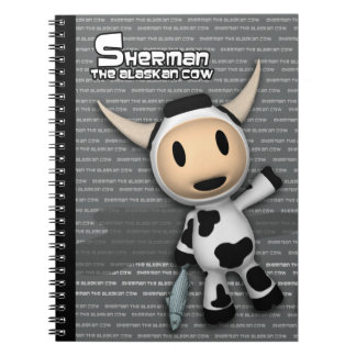 Espiral Sherman o caderno do Alasca das cinzas da vaca