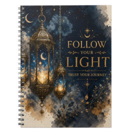 Espiral Siga Sua Luz  Caderno Inspirador