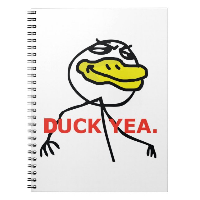 Espiral Sim do pato - caderno (Frente)
