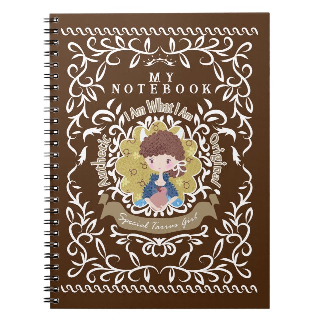 Espiral Sinal de Touro. Caderno (Frente)