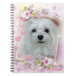Espiral Snowdrop o caderno maltês