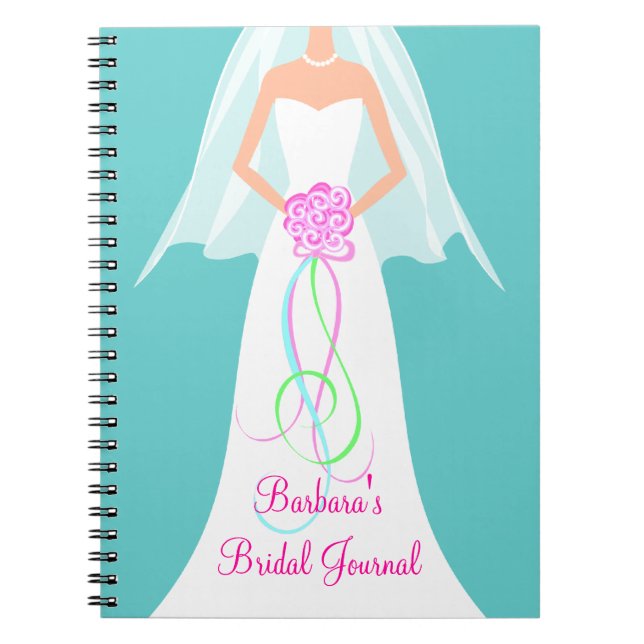 Espiral SomethingBlue personalizou o caderno nupcial do (Frente)