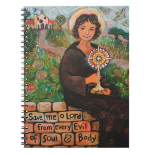 Espiral St. Clare do caderno de Assisi