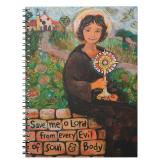 Espiral St. Clare do caderno de Assisi