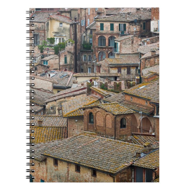 Espiral Telhados no caderno de Siena (Frente)