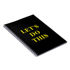 Espiral Vamos Fazer Isso - Caderno Clássico 16,5 cm x 22,2