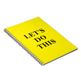 Espiral Vamos Fazer Isso - Caderno Clássico 16,5 cm x 22,2