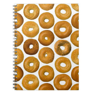 Espiral Variedade de caderno dos Bagels