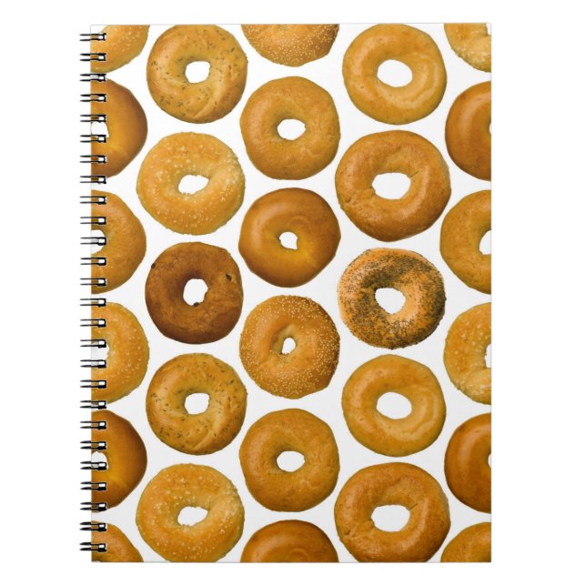 Espiral Variedade de caderno dos Bagels (Frente)