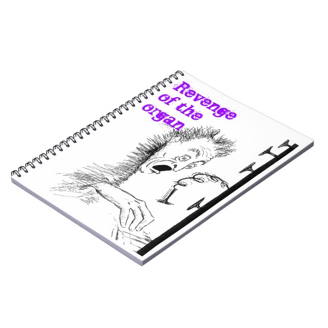 Espiral Vingança do caderno de órgão (Left Side)