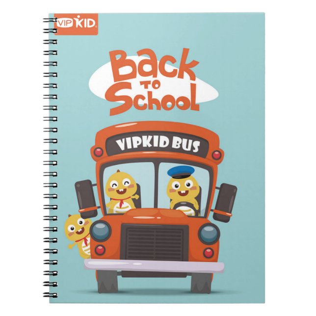 Espiral VIPKID de volta ao caderno 2 da escola (Frente)