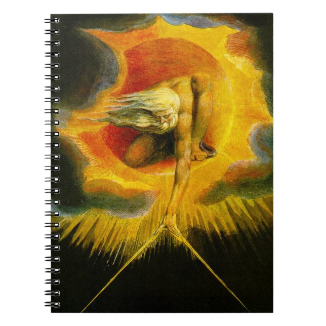 Espiral William Blake antigo do caderno dos dias (Frente)