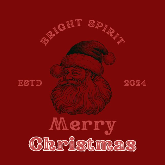 Espirito brilhante T-Shirt de Natal (Criador carregado)